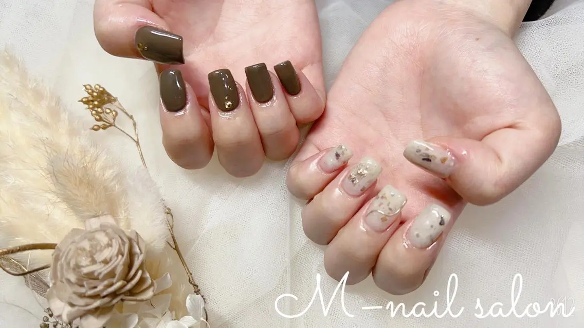 ネイル シンプルネイル M_ nail salonのネイルデザイン