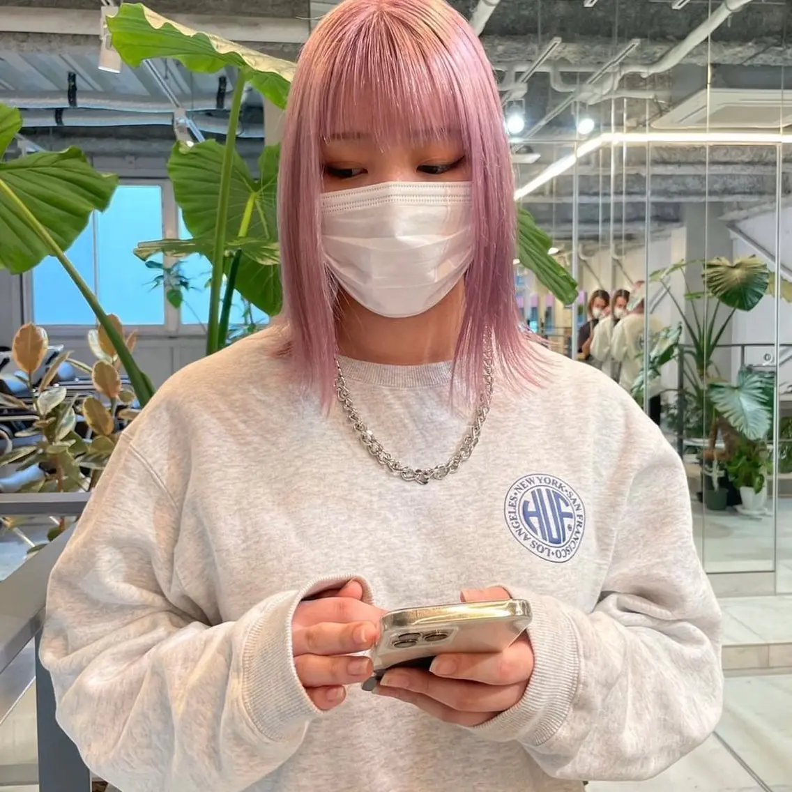 ⚡️minimo限定⚡️透明感ケアカラー+毛髪再生トリートメント　U24の写真
