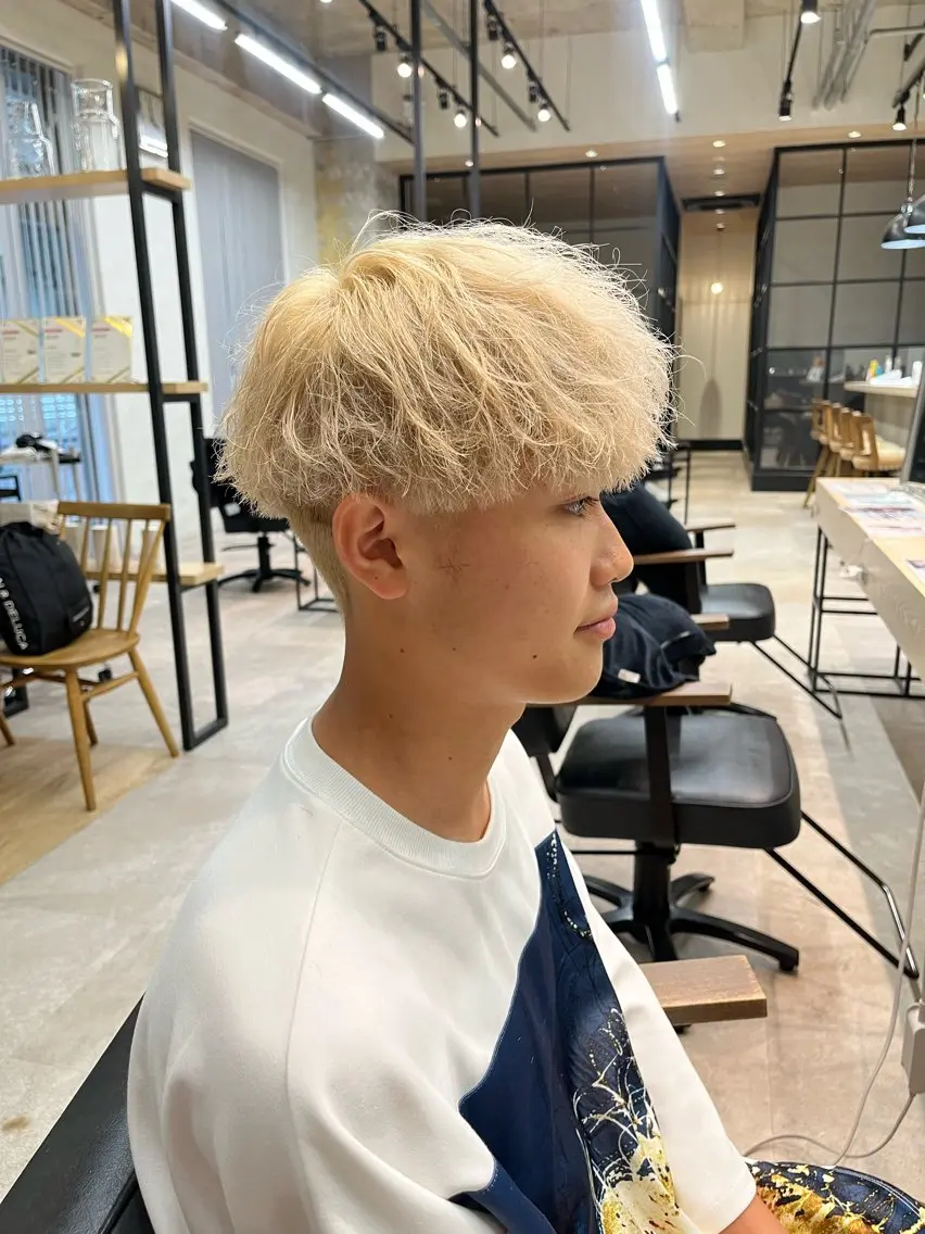 カラー メンズ特化 タメイシのヘアスタイル