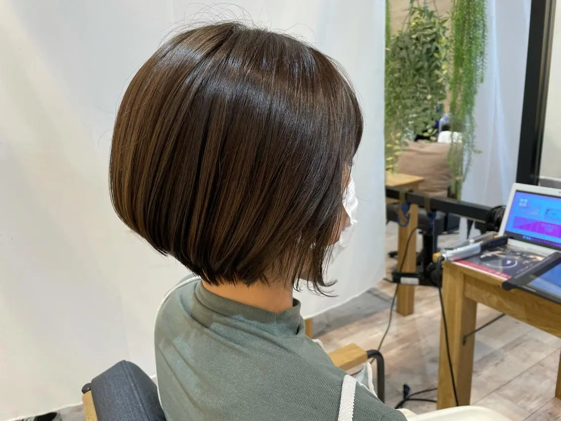 ショート ショートボブ ボブ くびれヘア ショートヘア 高尾亮輔/ ボブ特化美容師のヘアスタイル