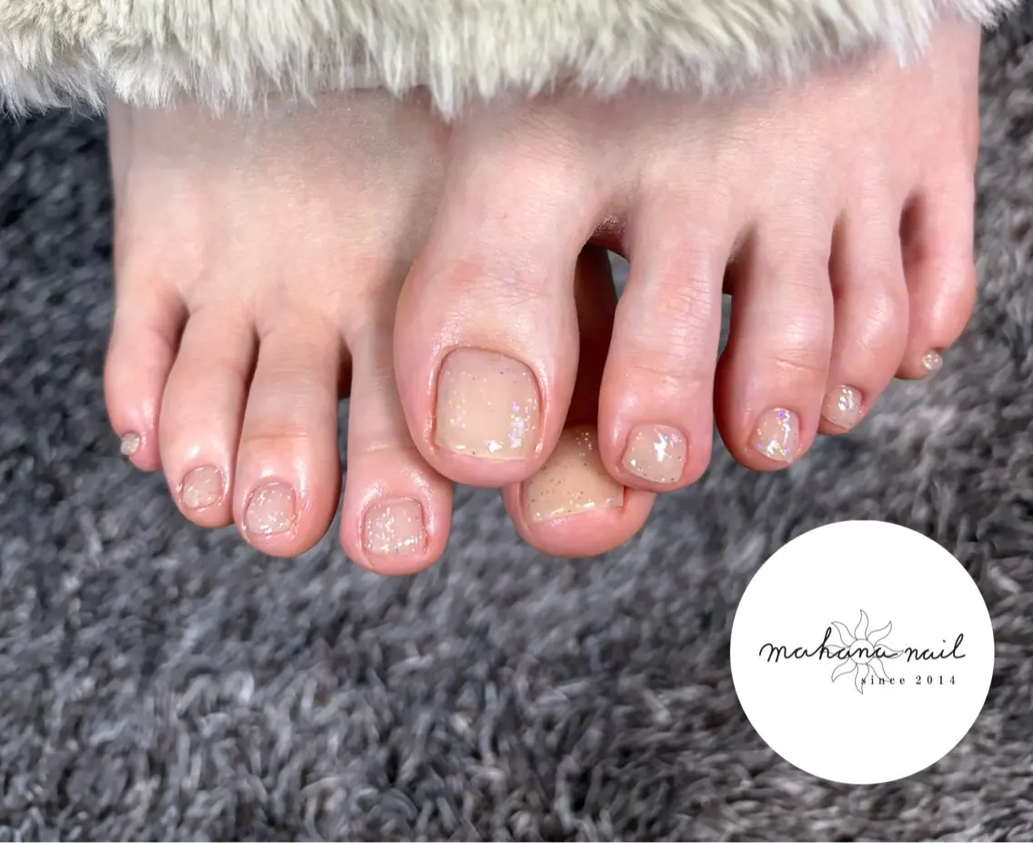 ネイル ラメ(グリッター) mahana nailのネイルデザイン