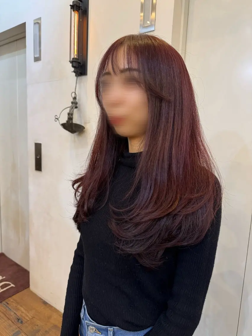 ロング カラー カット ヘアカラー 🐋湊 ゆうき 🫧のヘアスタイル