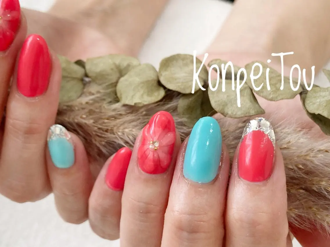 ネイル ハンドネイル おうちのネイルサロン KonpeiTouのネイルデザイン