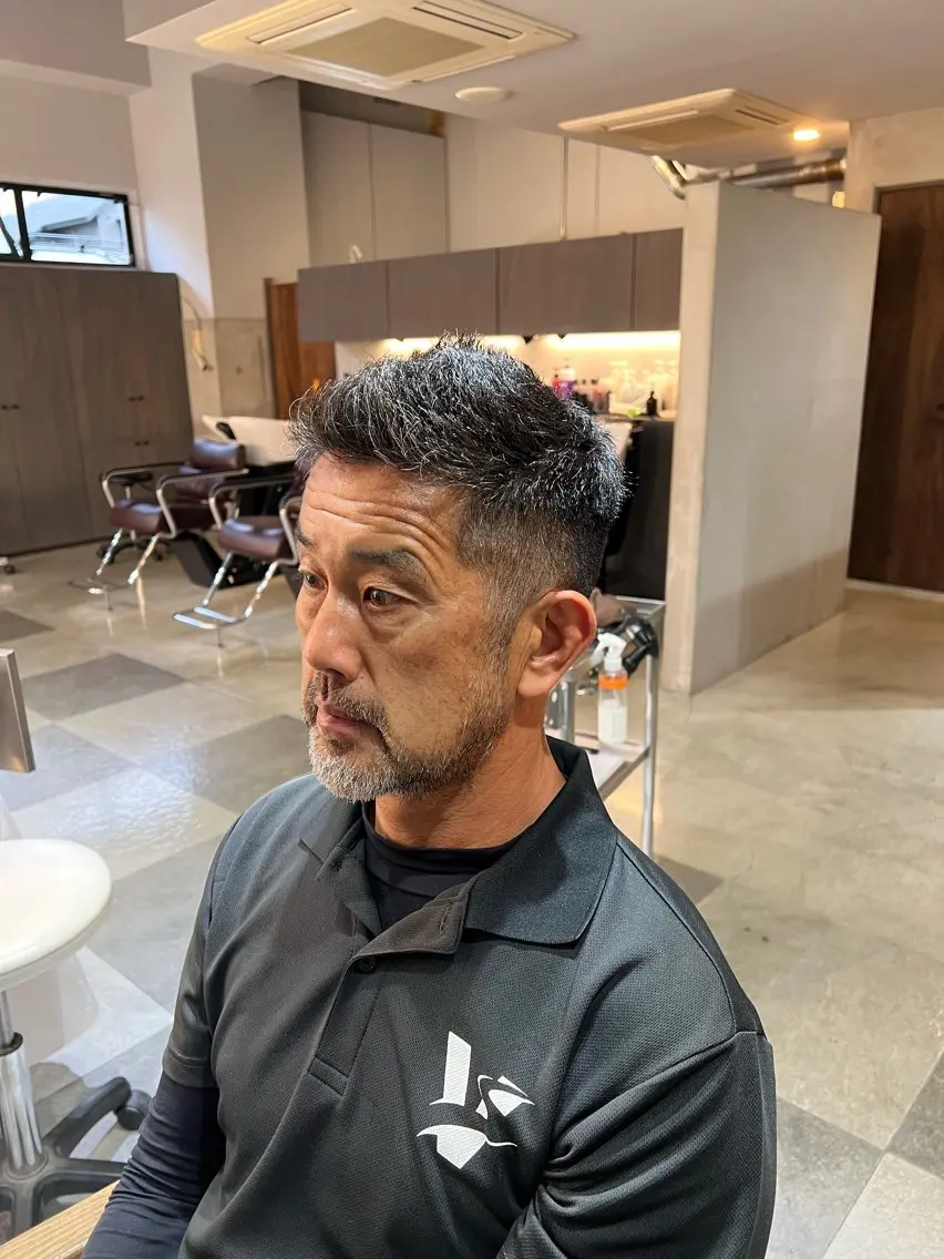 メンズ限定シャンプーカットの写真