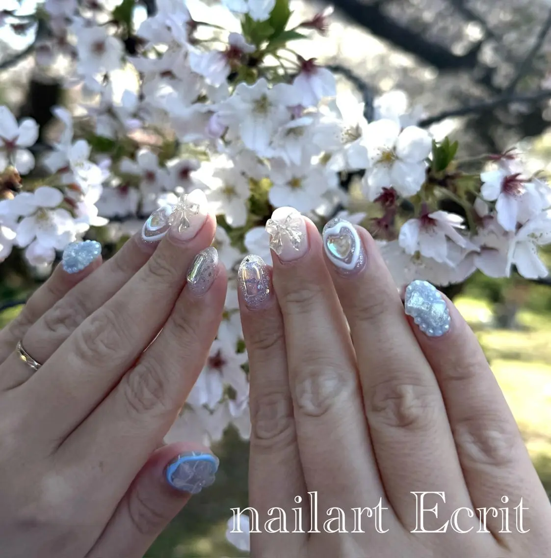 ネイル アートネイル ハンドネイル nailart ecritのネイルデザイン