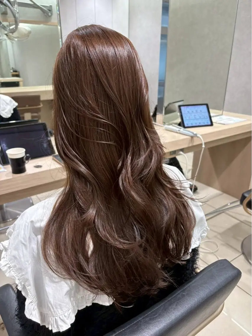 ロング カラー 森田 夢瞳のヘアスタイル
