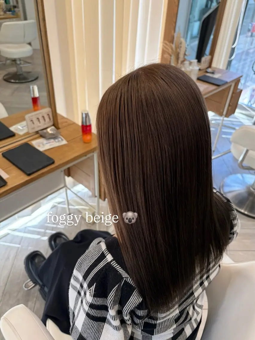 ロング ヘアカラー トリートメント 蓮池 愛海のヘアスタイル