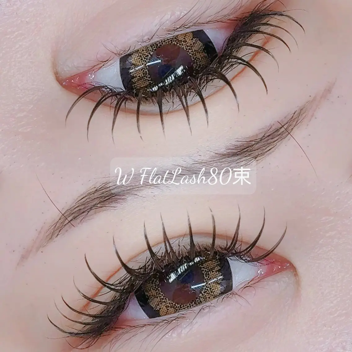 マツエク・マツパ 束感まつ毛 Dカール フラットラッシュ マツエク Z·Sunny Eyelashのマツエク・マツパデザイン