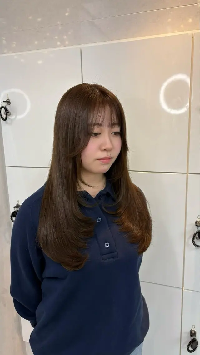 ロング カット ヘアカラー トリートメント 【ALEAP】 coconaのヘアスタイル