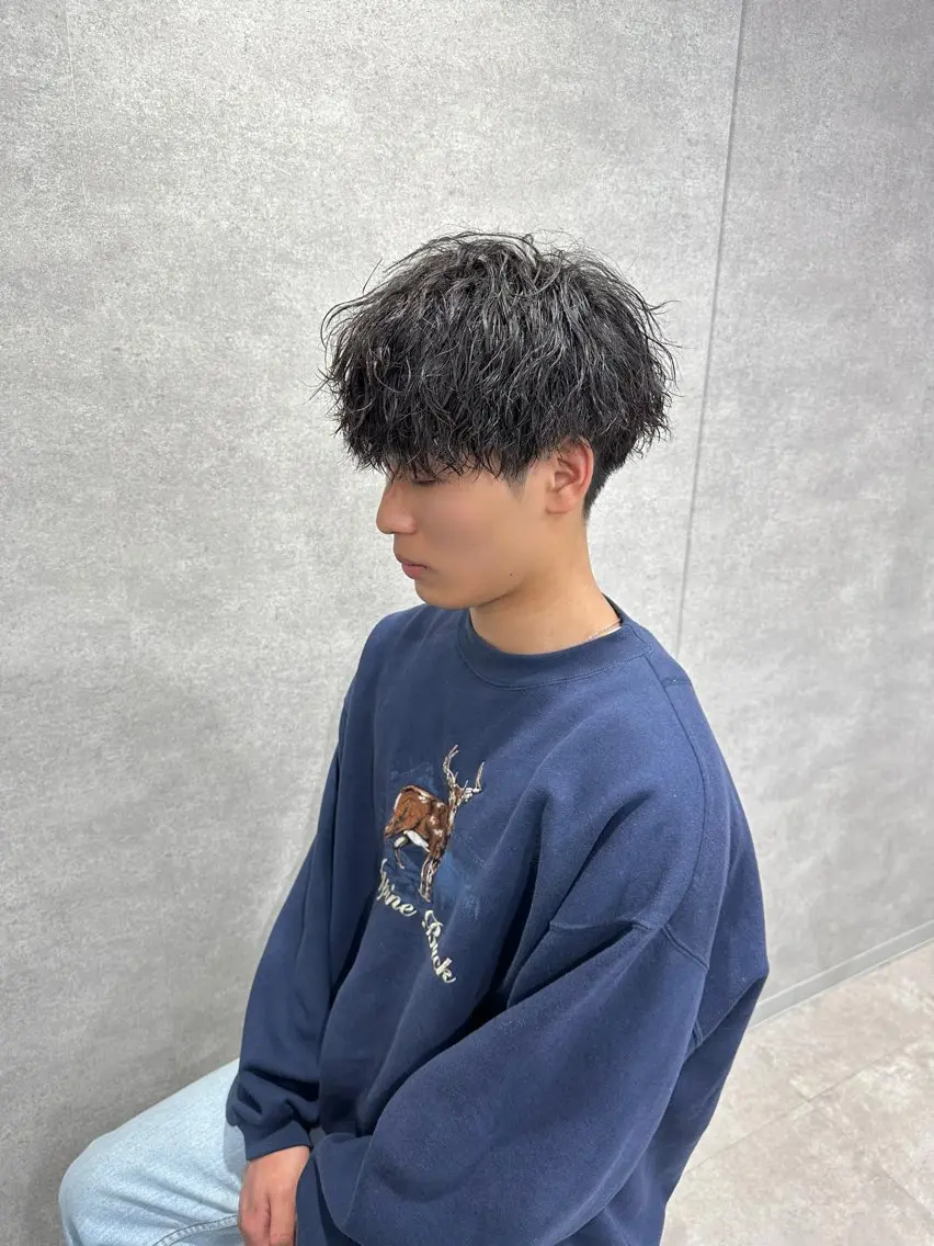 パーマ カット パーマ 新世代パーマ⚡️ の達人トモ⚡️のヘアスタイル