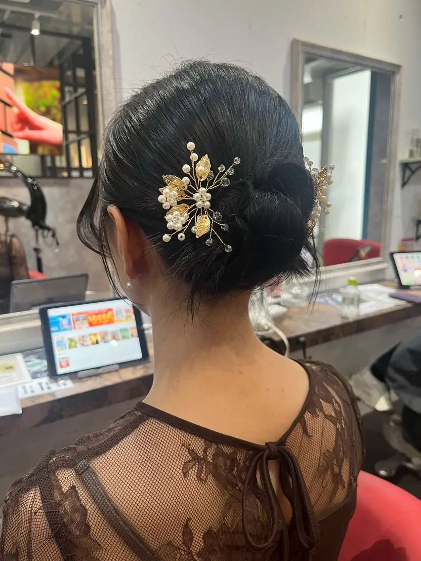 ヘアアレンジ ヘアセット 駅チカ【ali'i】 アリイ花崎友美☘のヘアスタイル