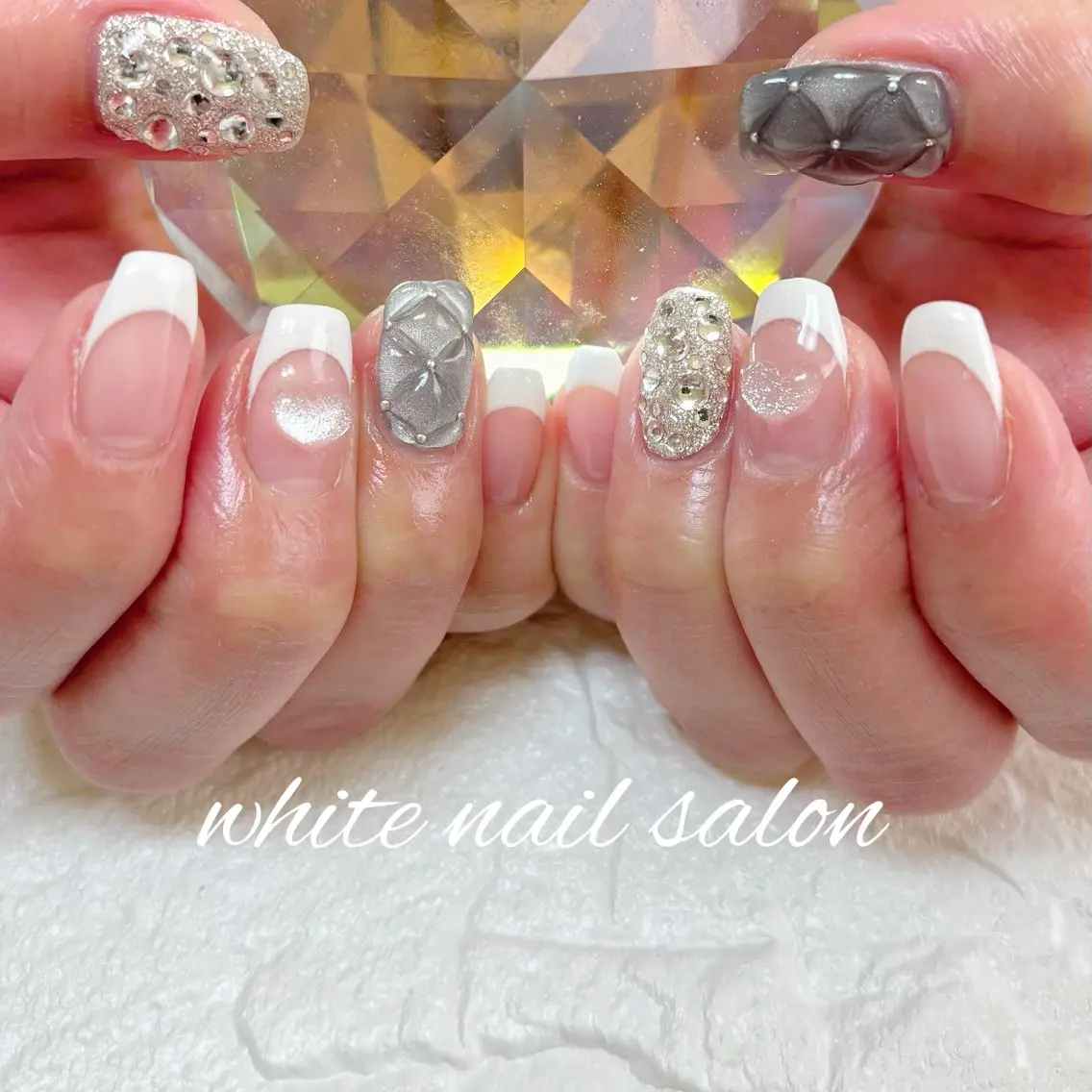 ネイル フットネイル ハンドネイル white nail salonのネイルデザイン