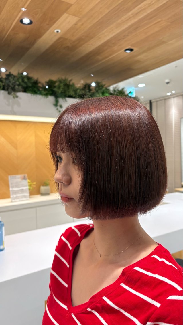 ショート カラー ボブ ヘアカラー 💚お客様満足度 No.1西村怜悧💚のヘアスタイル
