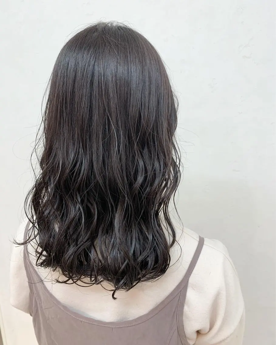 【ふわっとニュアンス🎀】カット＋パーマ＋うるつやトリートメントの写真
