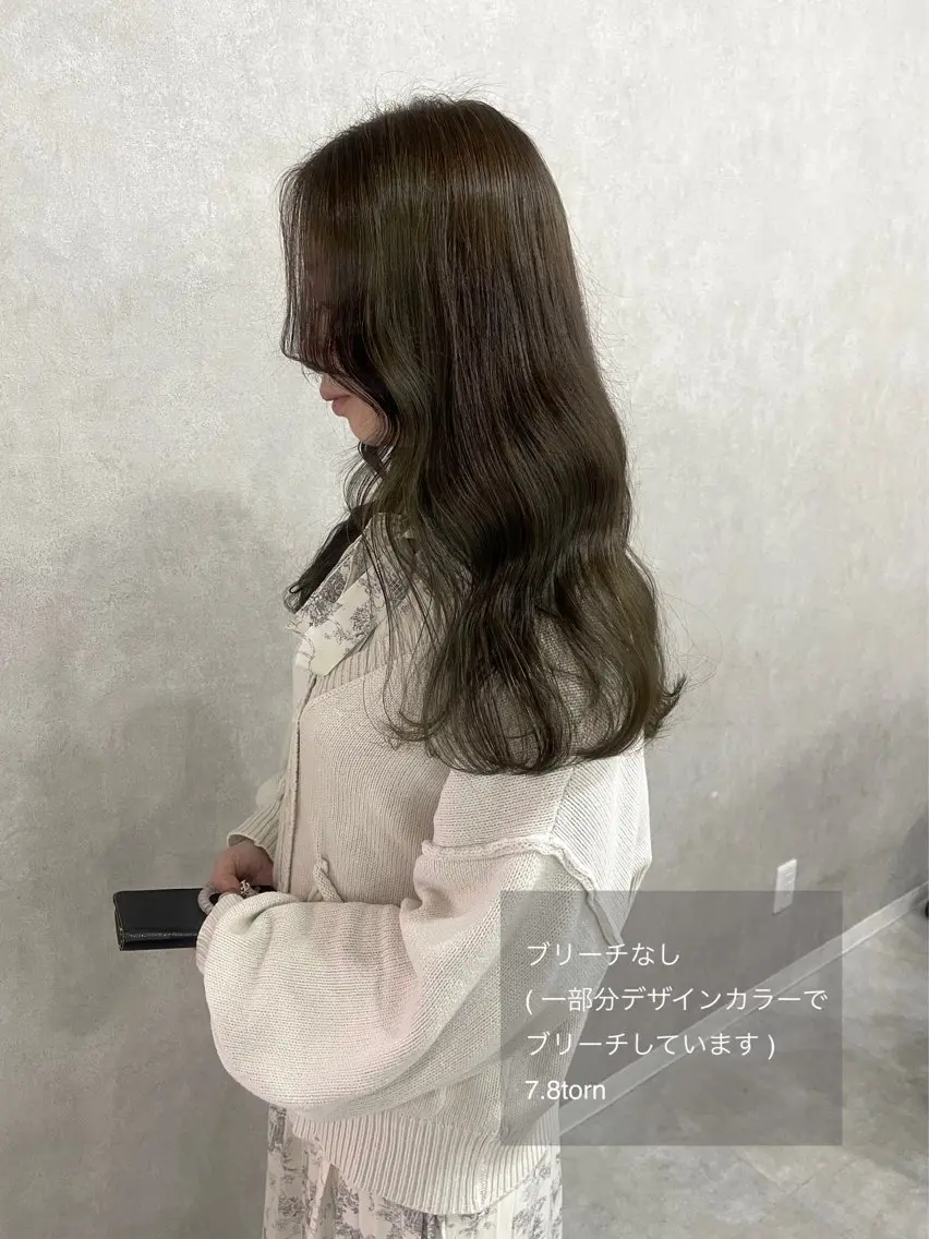 ロング カラー カット ヘアカラー 盛れる顔まわり✨🎀 レイヤー別所好葉のヘアスタイル