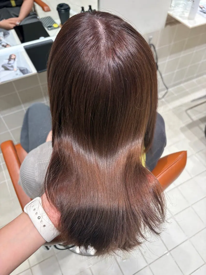 カラー 竹田 真紘のヘアスタイル
