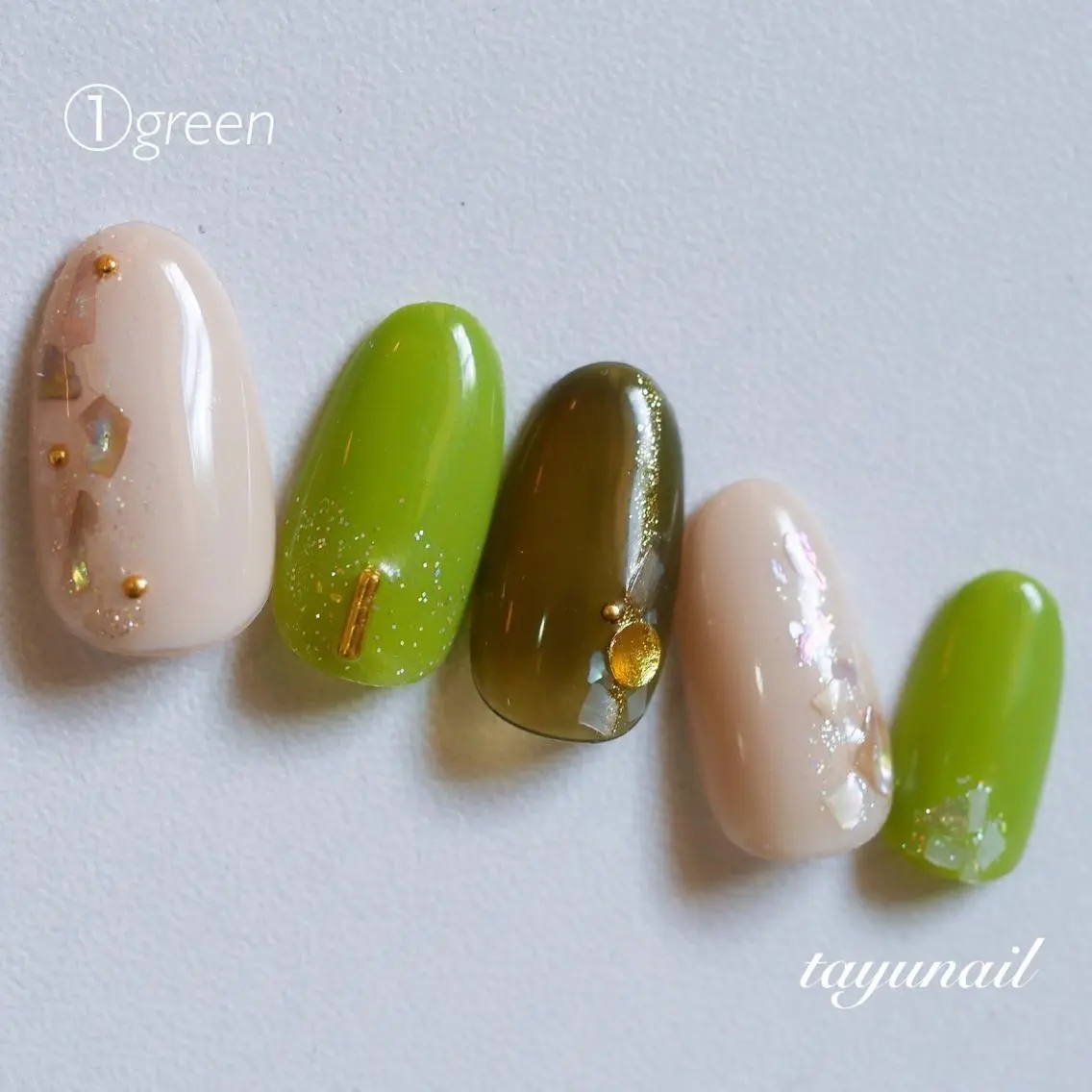 ネイル アートネイル ブルー ブラウン フットネイル ジェルネイル ネイルサロン 【たゆnail】のネイルデザイン