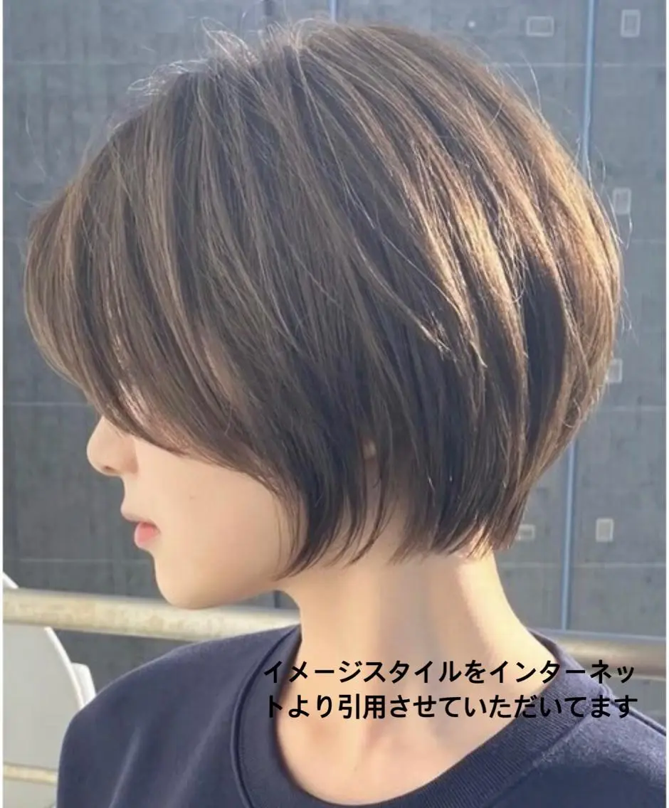 カット、カラーの写真