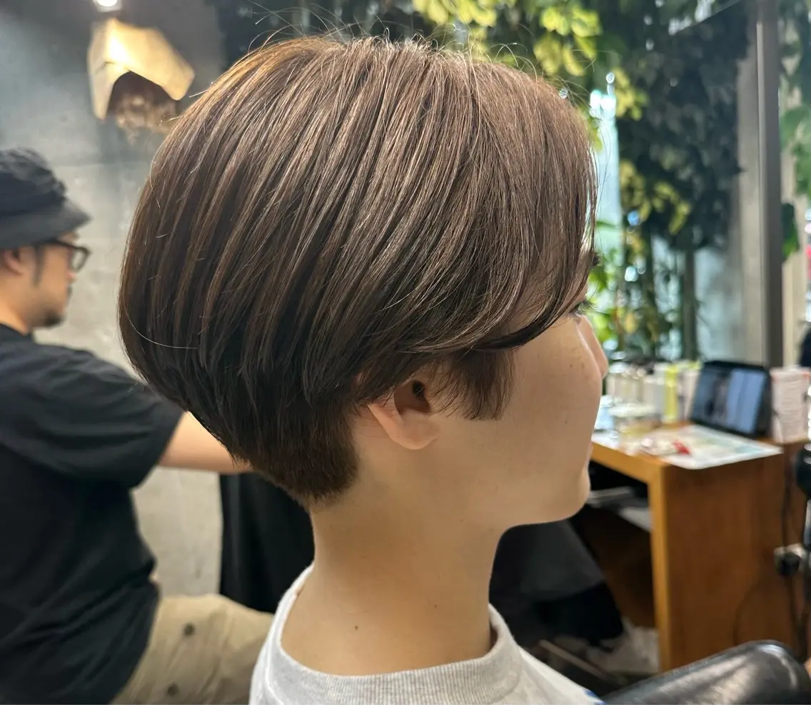 ショート ショート・ウルフ✂︎ 安住有咲子のヘアスタイル