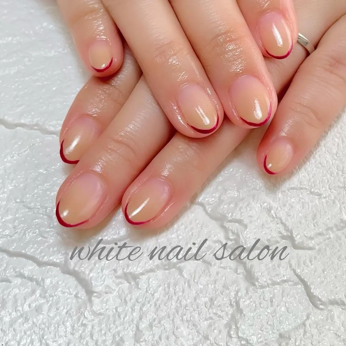 ネイル フットネイル ジェルネイル ハードジェル ラメ(グリッター) 持ち込み ハンドネイル white nail salonのネイルデザイン