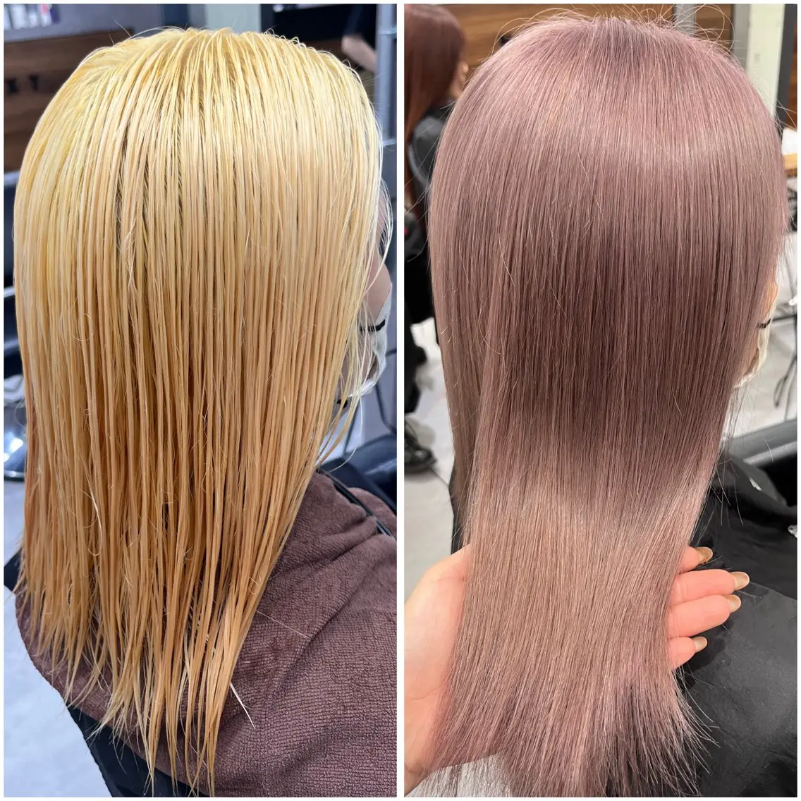 ミディアム カラー ヘアカラー トリートメント MAKO ❤️🔥NEXTのヘアスタイル