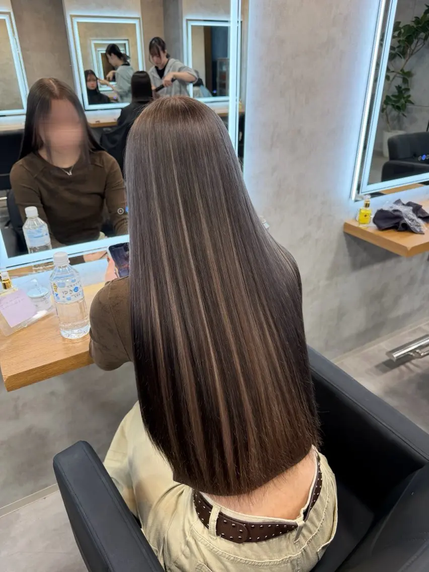 カラー 暖色/透明感カラー 🤍yuzuho🫧のヘアスタイル