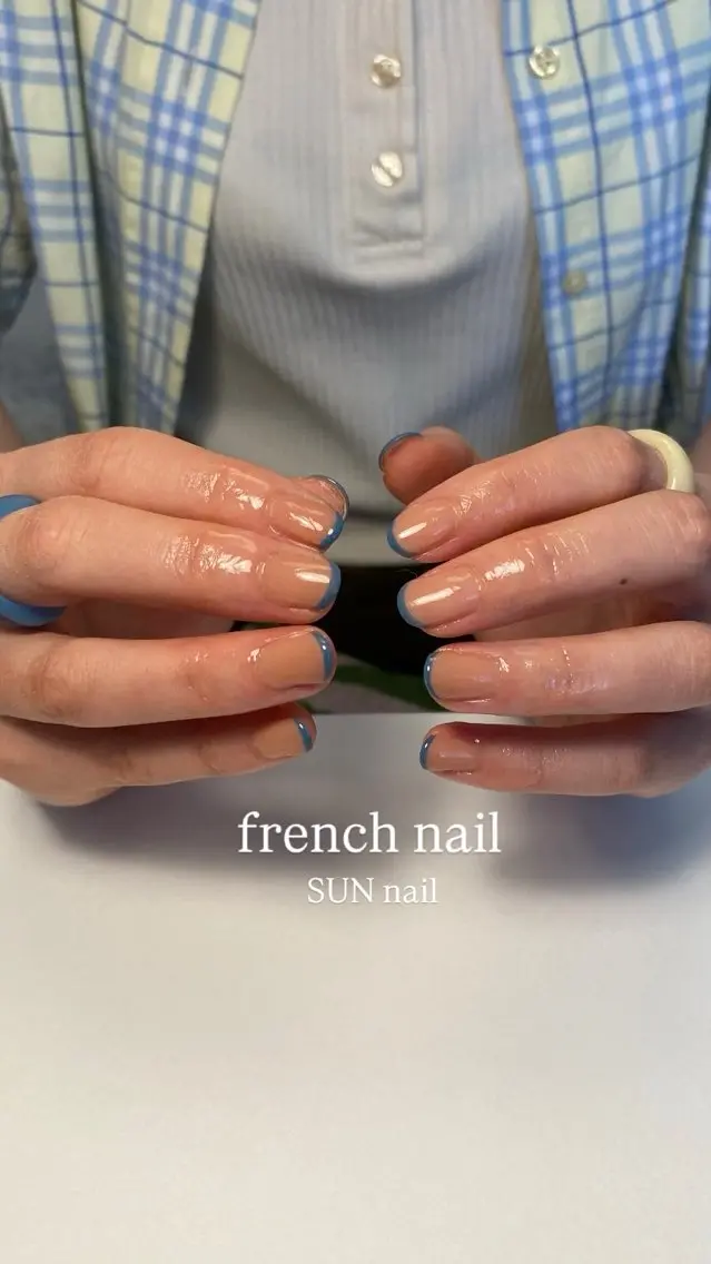 【オフ有り】ハンド💅フレンチ🫧の写真