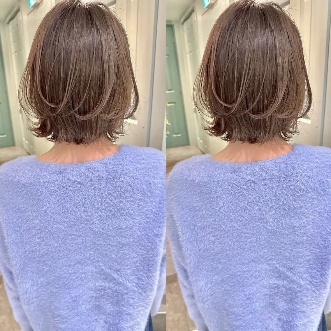 ショート カラー カット ヘアカラー トリートメント 縮毛矯正✨🫧 レイヤー川村利幸のヘアスタイル