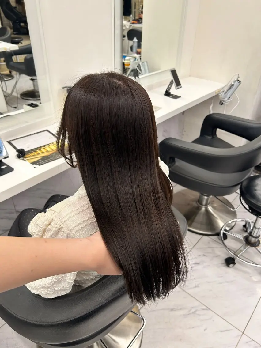 カラー カット ヘアカラー トリートメント ヘッドスパ ヘアセット 🥯縮毛/レイヤー/ ベージュヘア🥯のヘアスタイル