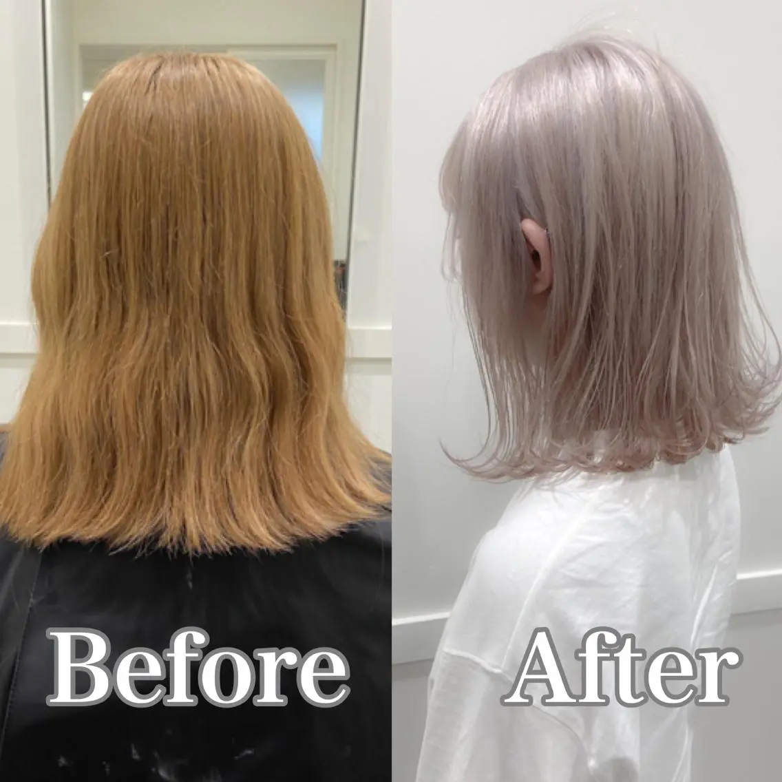 ミディアム 外国人風カラー ハイライト レイヤーカット ヘアカラー トリートメント 🤎カラー比率90% 🤍TAKAYAのヘアスタイル