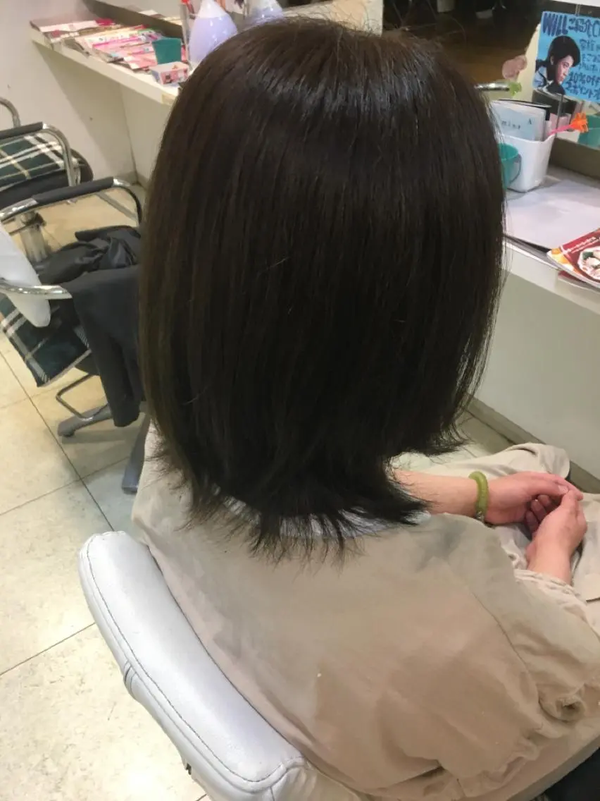 カット＋ファッションカラーorグレーカラーの写真