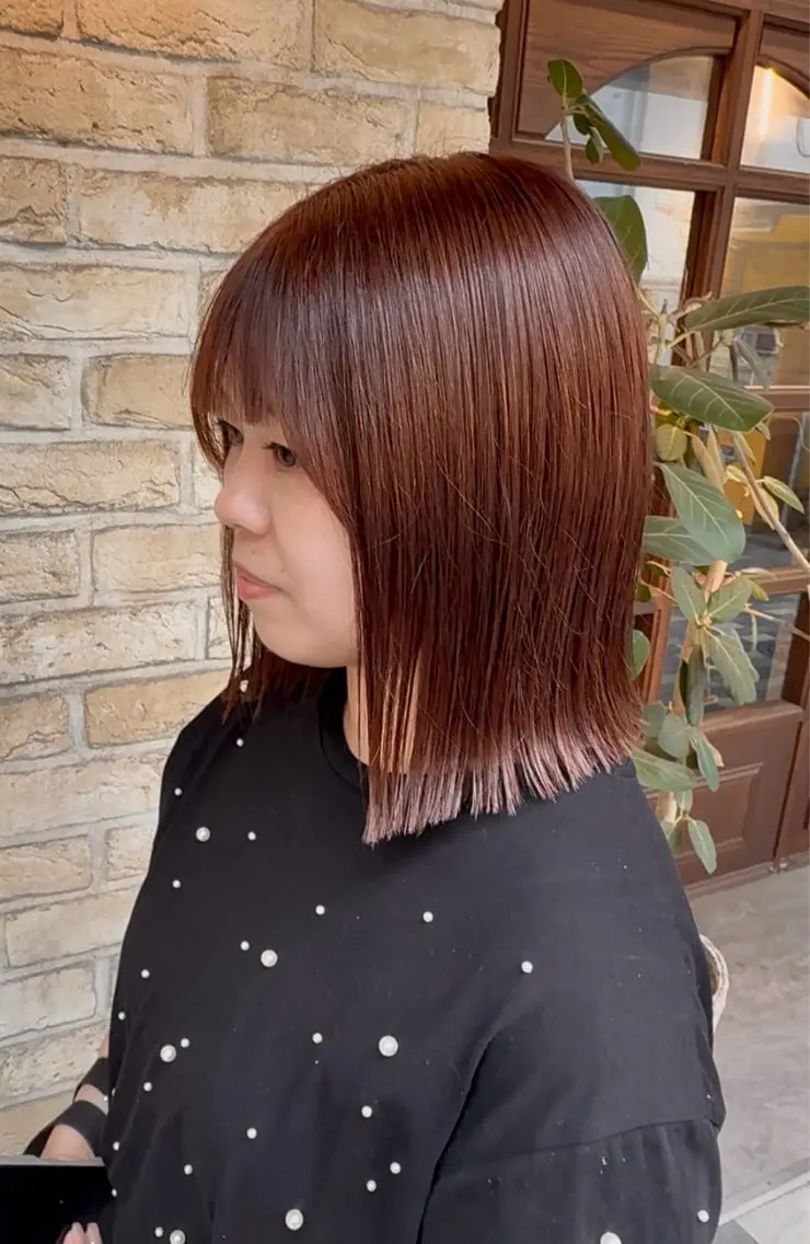 カラー ベージュカラー カット ヘアカラー トリートメント ヘッドスパ 顔まわり特化✨艶💎 似合わせ💖RIHOのヘアスタイル