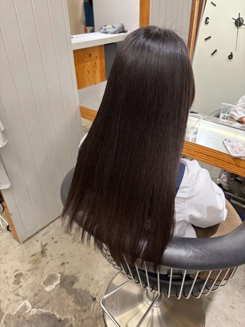 ロング 髪質改善 縮毛矯正 菊地 心のヘアスタイル
