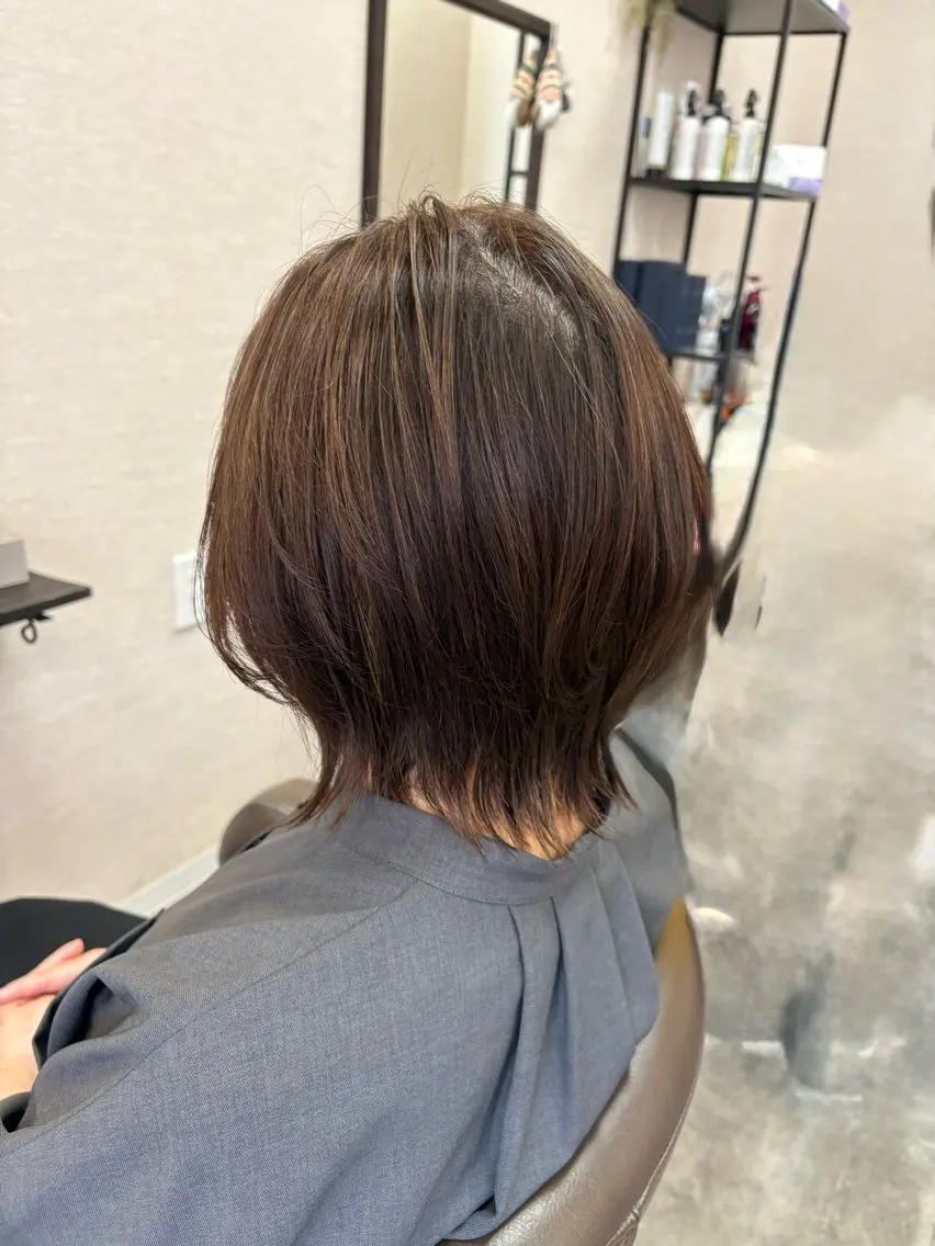 ミディアム 野崎 由理／髪質改善のヘアスタイル