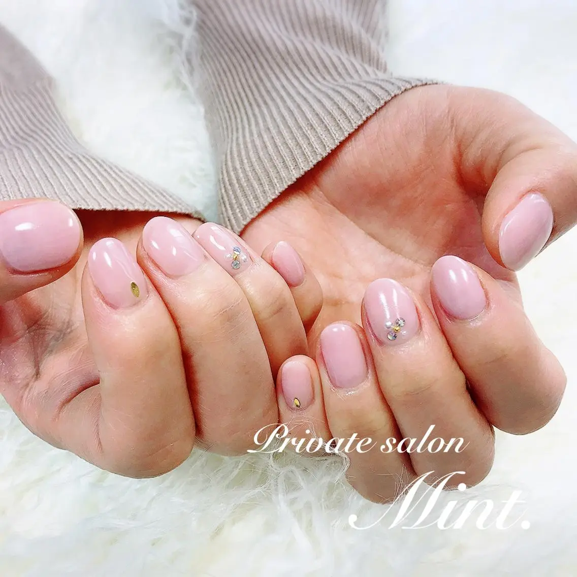 ネイル ジェルネイル ワンカラーネイル ハンドネイル Mint. nailのネイルデザイン