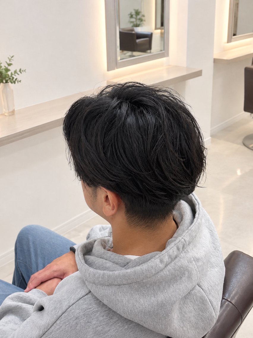 パーマ メンズ 戸上 菜々美のヘアスタイル