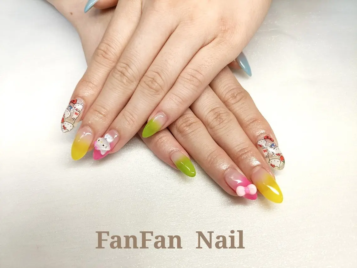 ネイル 持ち込み RUE FANFANNAILのネイルデザイン