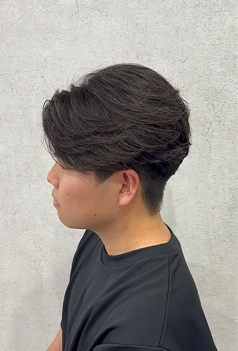 メンズ メンズパーマ カット パーマ 毛流れ/シャドウ 🇰🇷AYATOのヘアスタイル