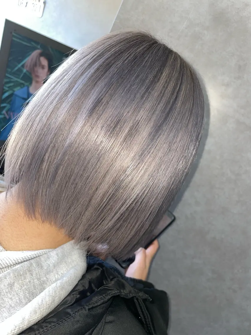 【ご新規様限定】ホワイトブリーチカラートリートメント付き✨の写真