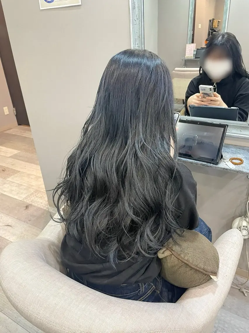 🌈透明感ダブルカラー💫【1ブリーチ＋カラー】の写真