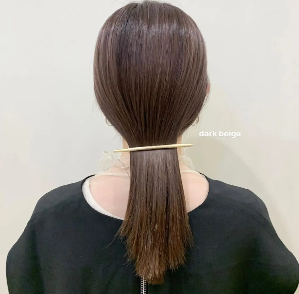 セミロング カラー ブリーチなしWカラー ／レイヤー🎀マリノのヘアスタイル