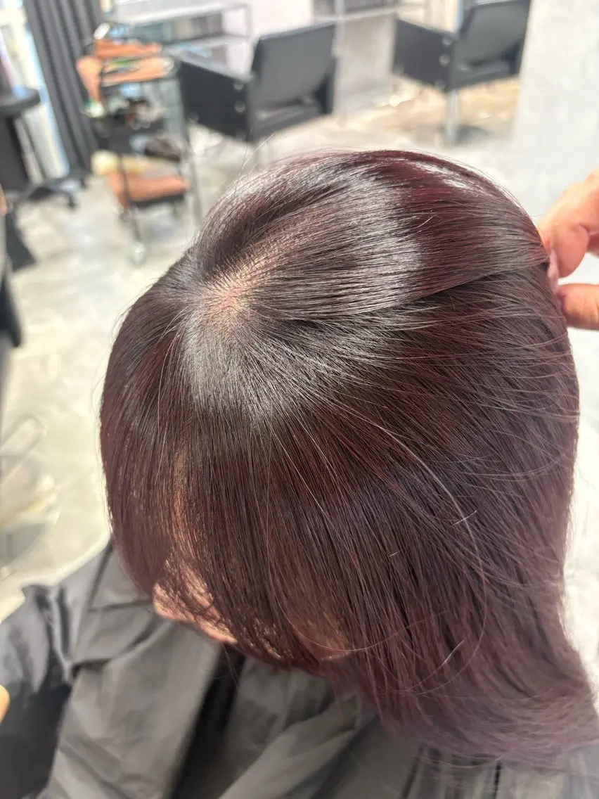 カラー ヘアカラー 柔ベージュ、上品 ／ボブ　ユミのヘアスタイル