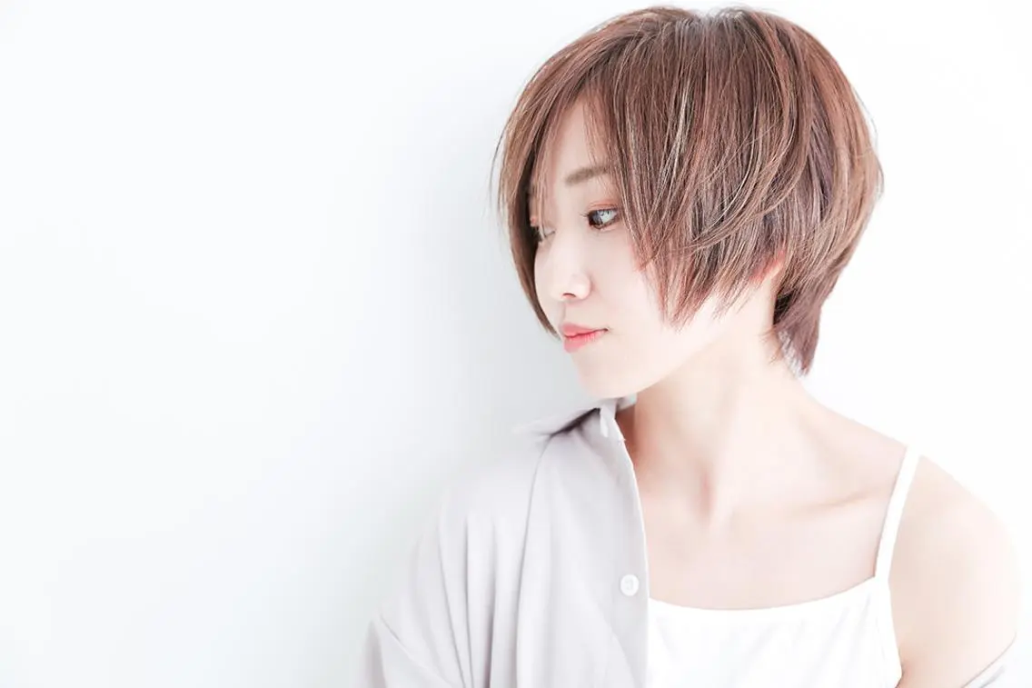 ショート 透明感カラー/ 韓国風🌿RIKOのヘアスタイル