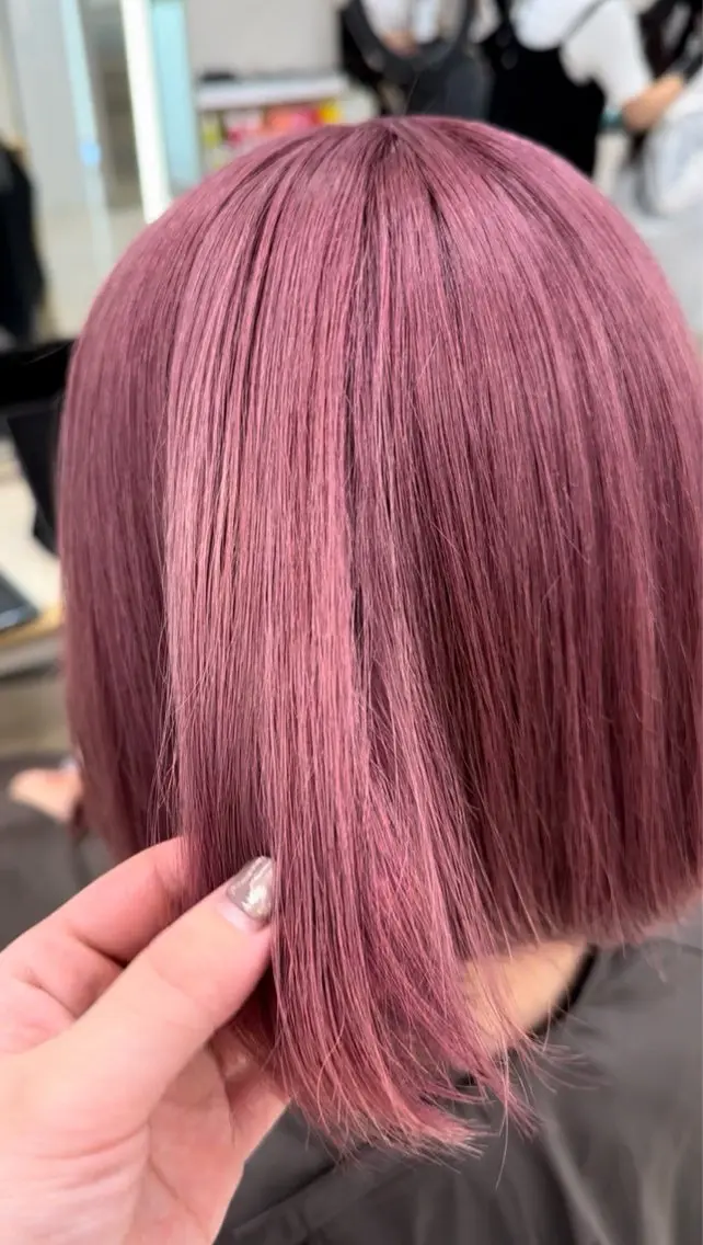 ショート カラー 艶髪 黄金比みくのヘアスタイル