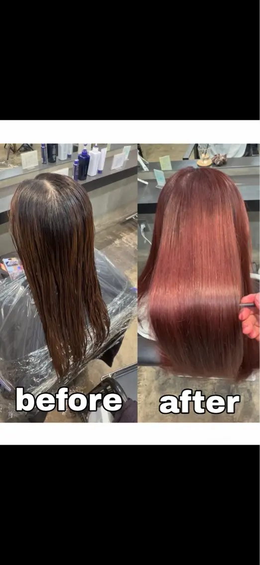 ロング カラー ブリーチ ブラウンカラー ピンクカラー ピンクブラウン ヘアカラー T  O Yのヘアスタイル