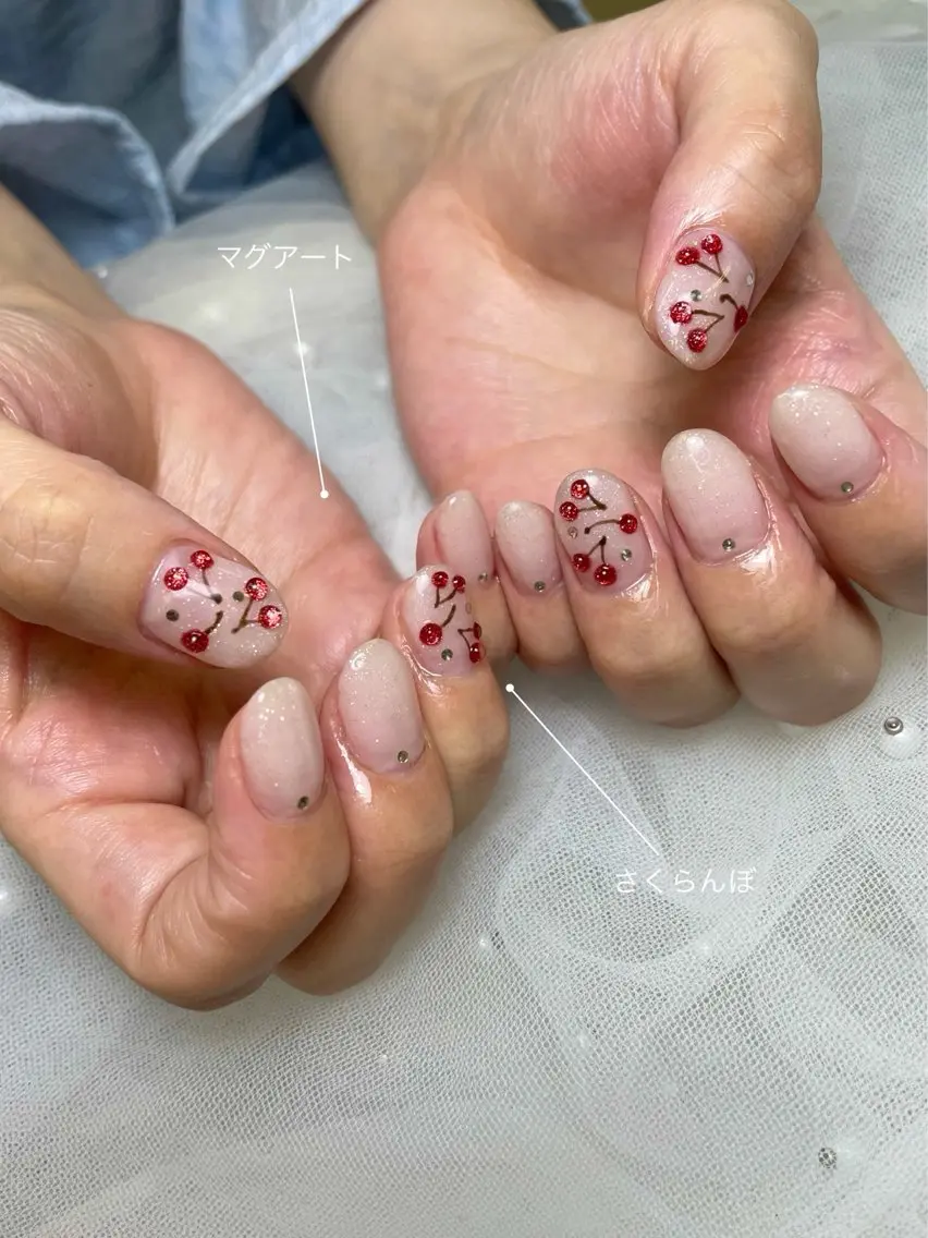 ネイル ハンドネイル フットネイル パーツたくさん🍓 SUMIのネイルデザイン