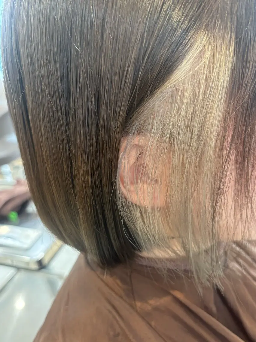 ショート ボブ ヘアカラー 淺井 さくらのヘアスタイル