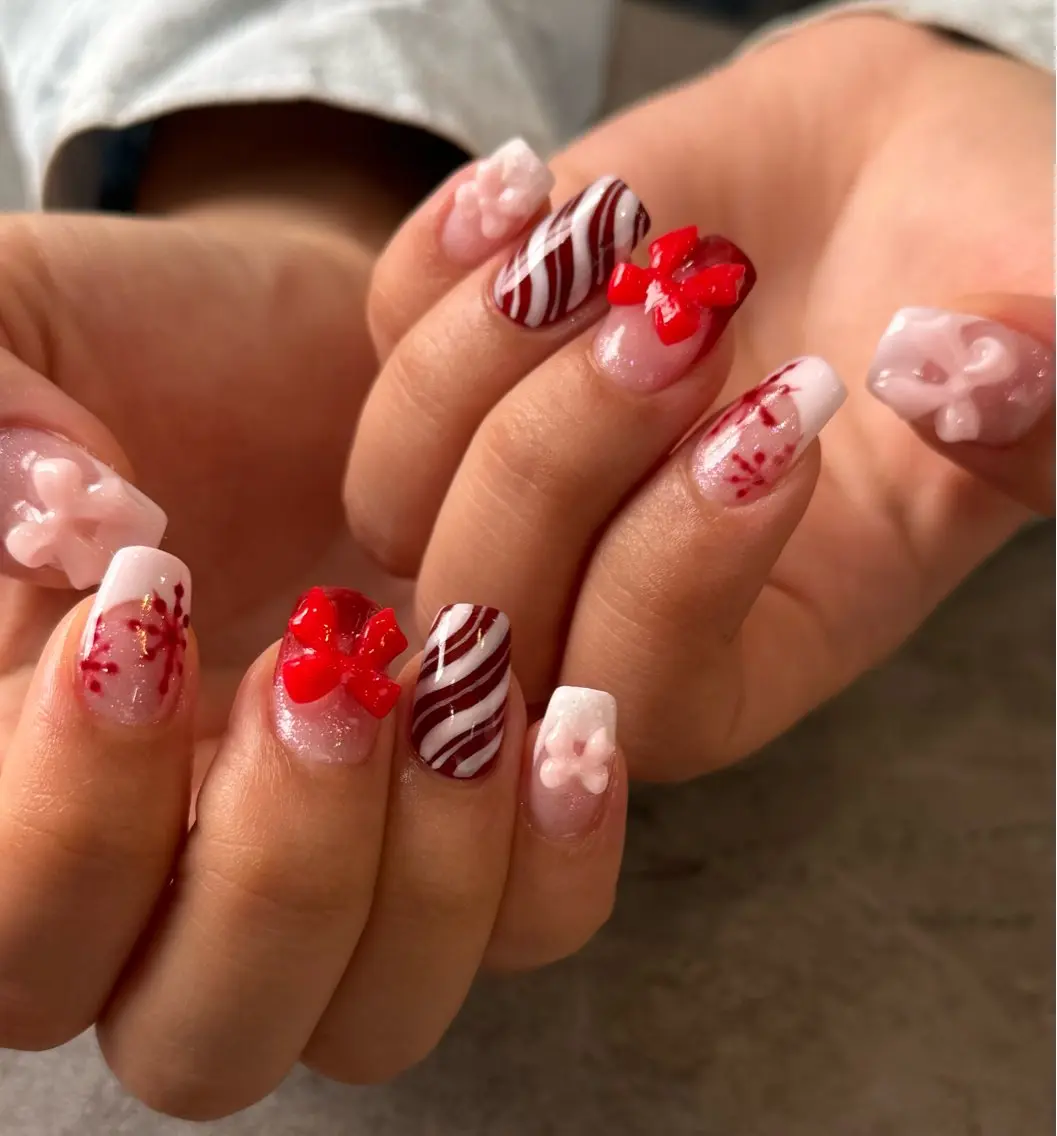 ネイル 冬ネイル クリスマス ハンドネイル Blé nailのネイルデザイン