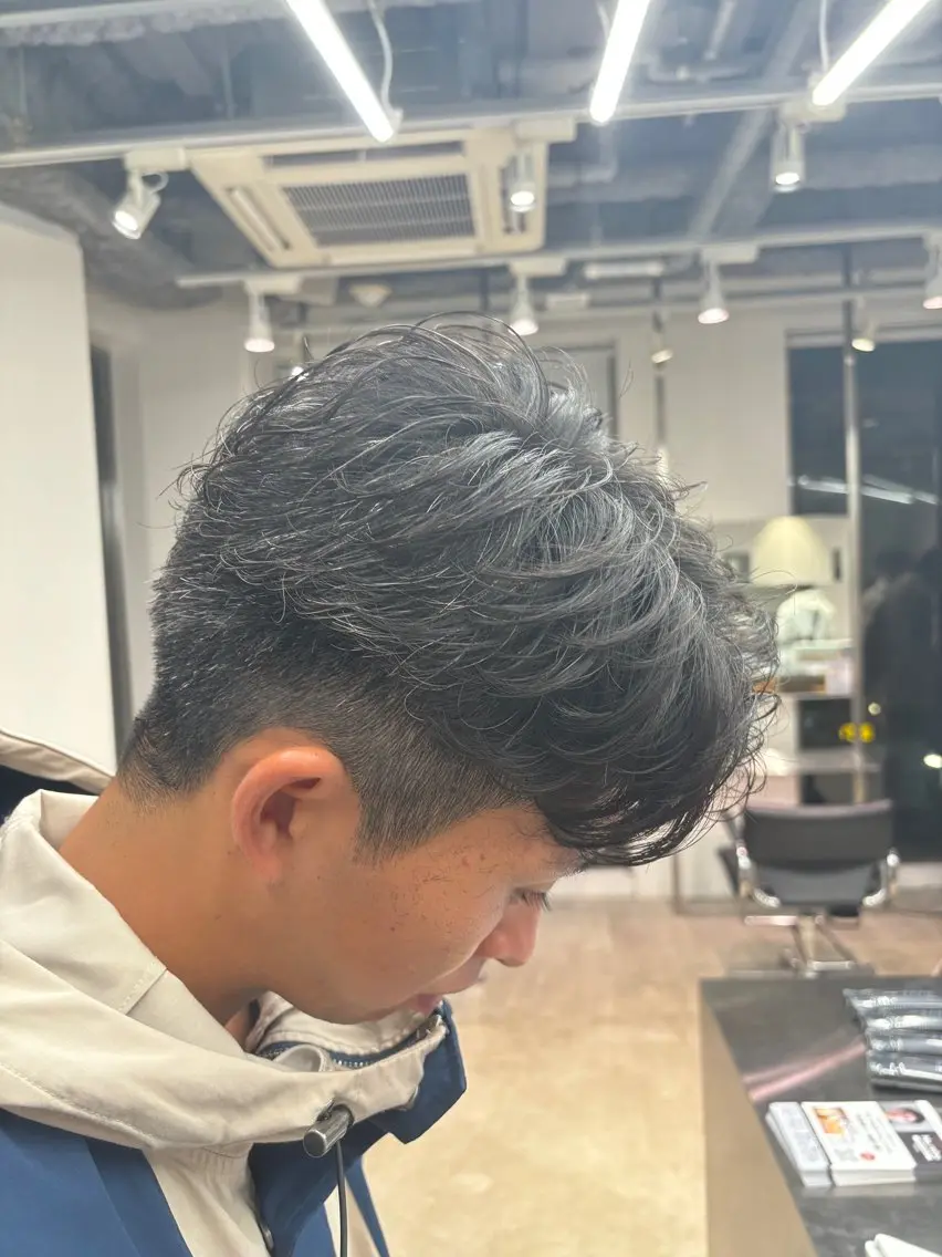ショート パーマ カット パーマ ☀️fifth天神 英令🌙のヘアスタイル