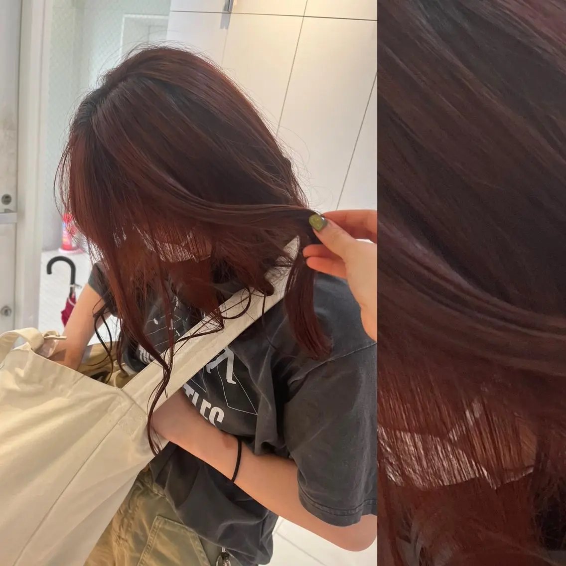 ロング カラー ヘアアレンジ ベージュカラー ブリーチ ブラウンカラー ケアブリーチ カシス stylist ◎RUKI.のヘアスタイル